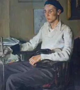 The Fencer (Artist's Son, Karl)  New York ~1930